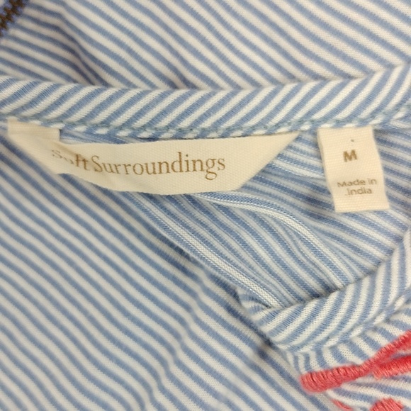 Soft Surroundings Striped Tunic Tank - Picture 3 of 11